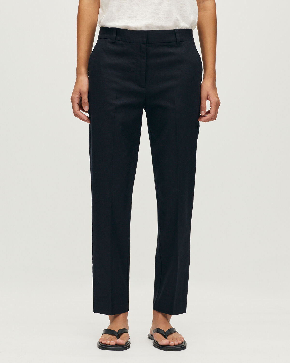 Pantalon cigarette MARGUERITE - H091 BLACK BEAUTY - 2