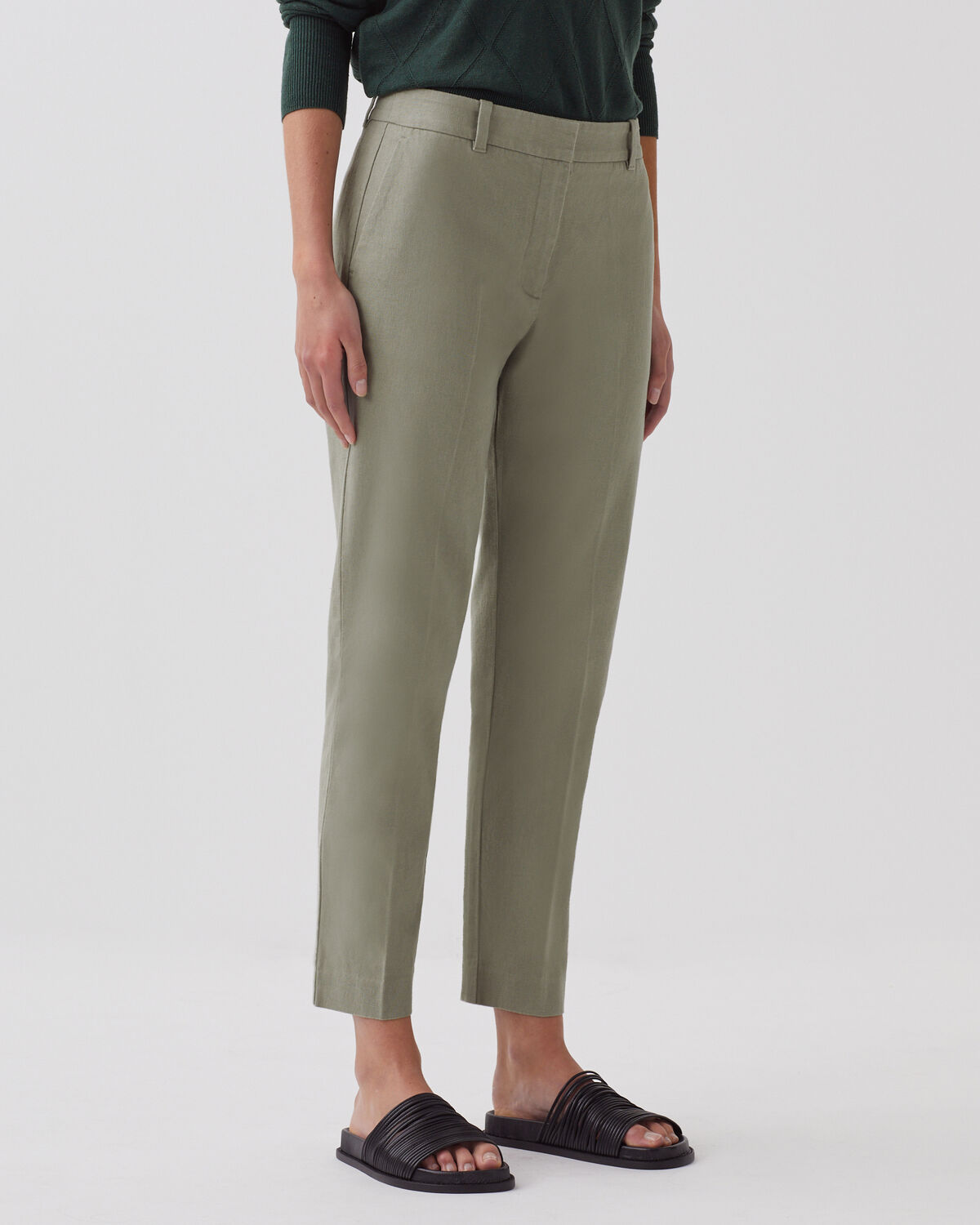 Pantalon cigarette MARGUERITE - J050 SHADOW GRAY - 2