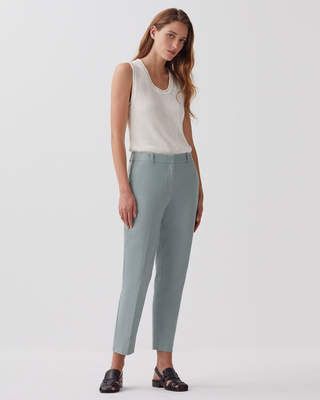 Pantalon cigarette MARGUERITE - J620 SLATE BLUE - 1