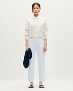 Pantalon cigarette MARGUERITE - L610 LIGHT BLUE WATER - 1