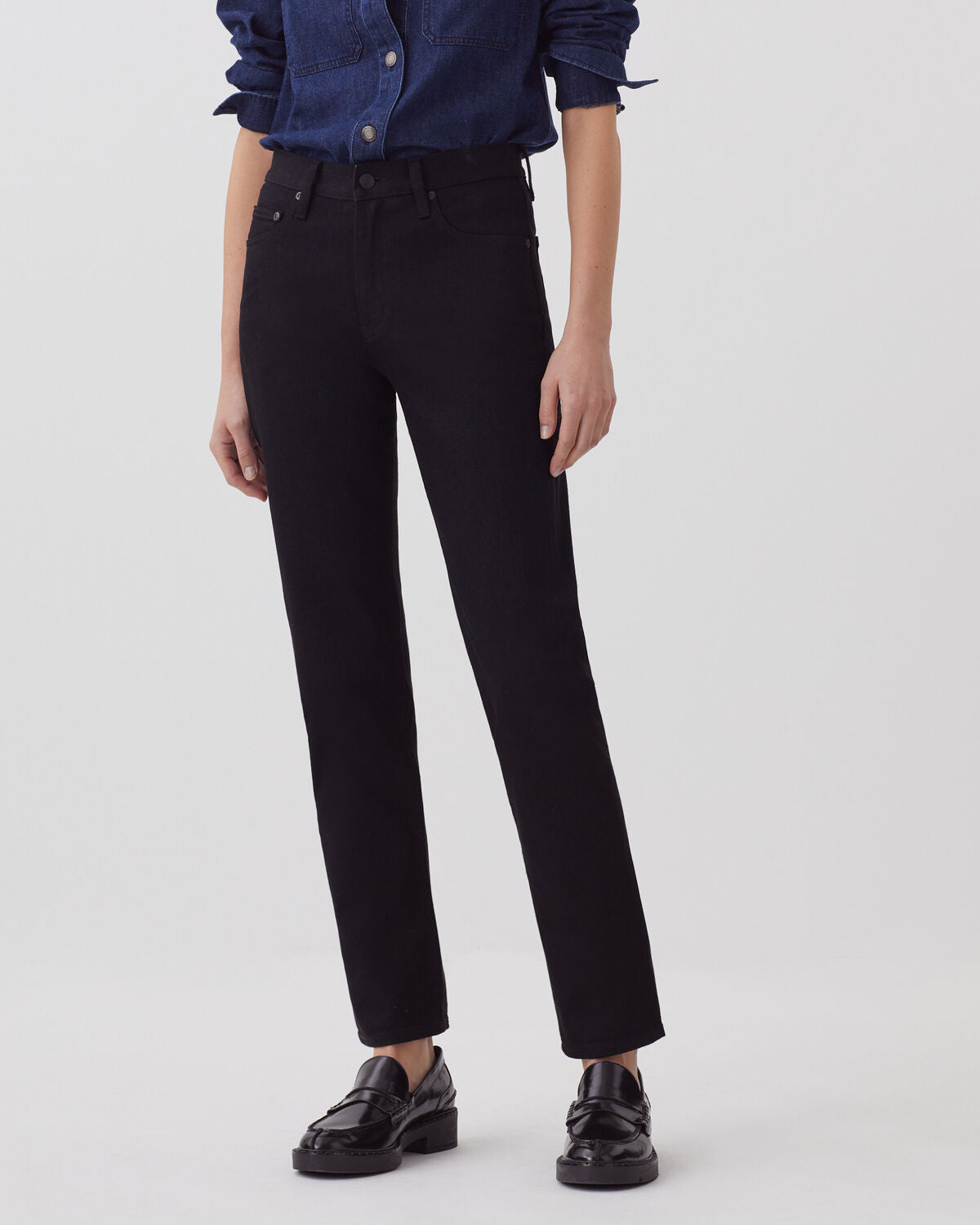 Jean slim LILI - I090 BLACK (denim) - 2