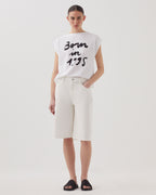 Jort en coton - H003 WHITE - 1