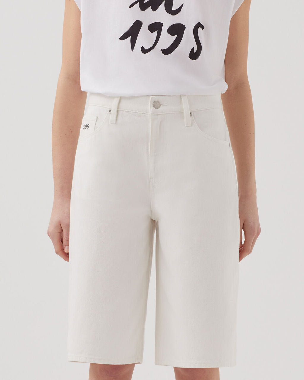 Jort en coton - H003 WHITE - 2