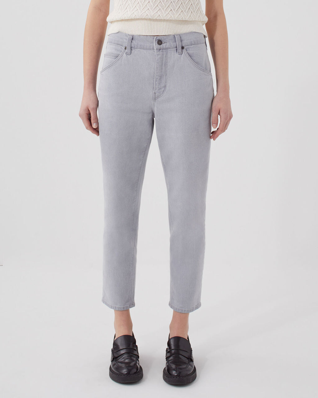 Jean slouchy RITA - I042 ASPHALTE GRAY - 2