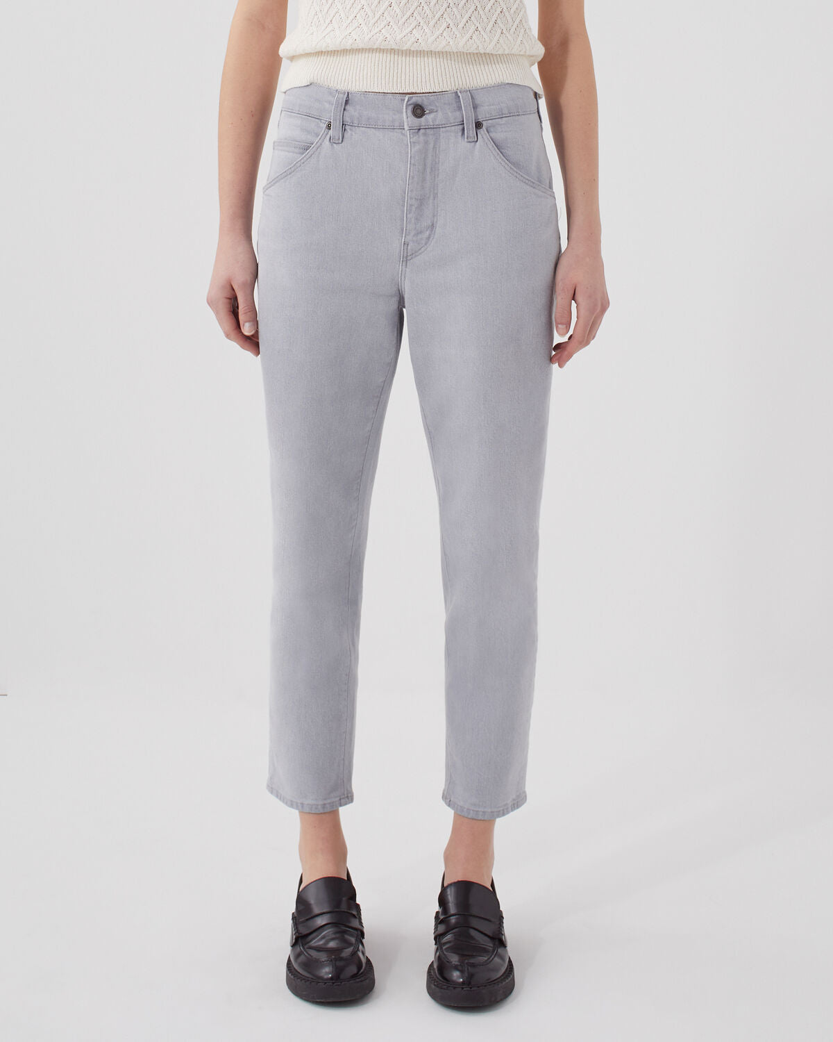 Jean slouchy RITA - I042 ASPHALTE GRAY - 2