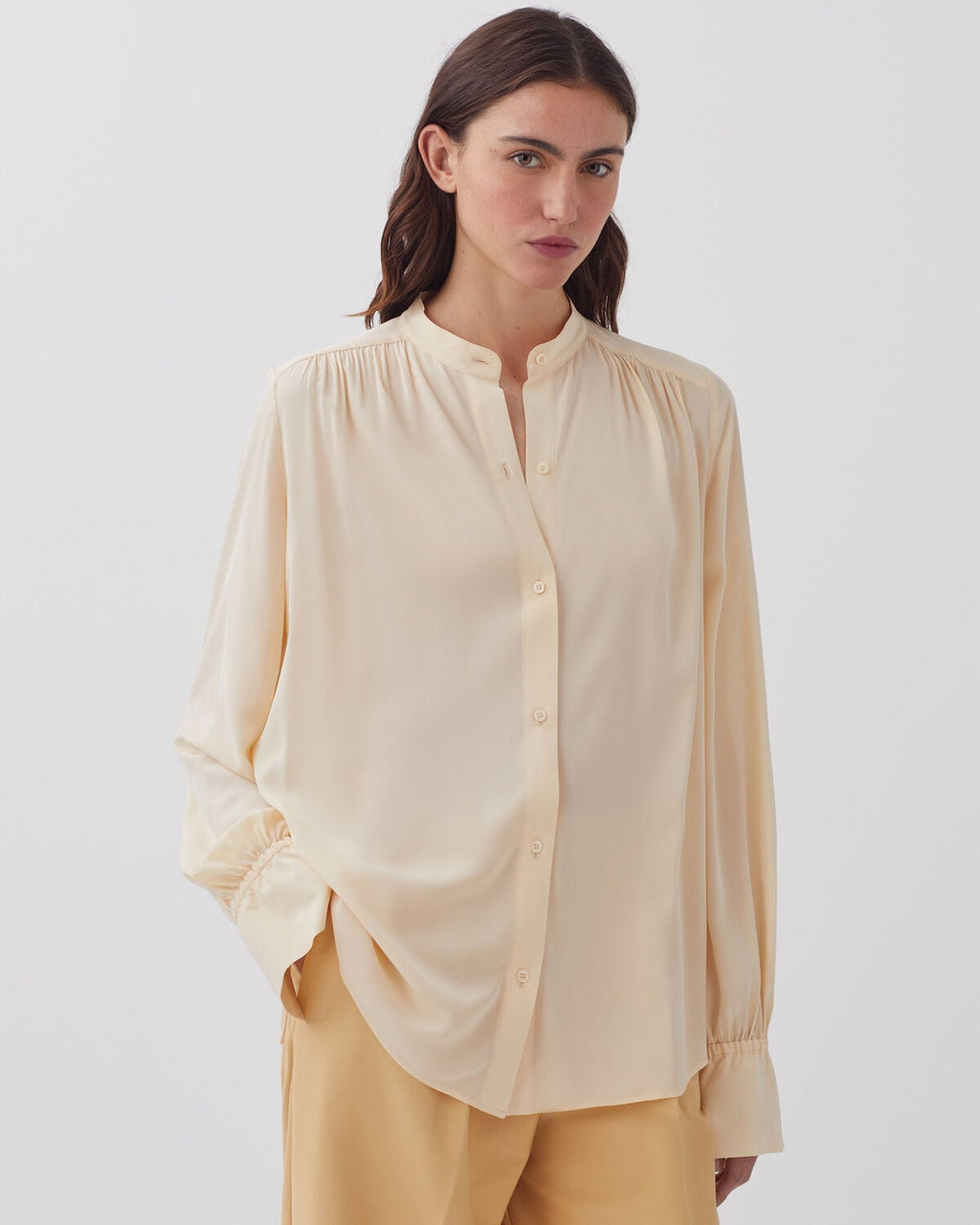 Chemise fluide à manches longues - J300 NATURAL - 2