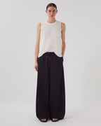 Débardeur en lin MARCELLE - U010 OFF WHITE - 2