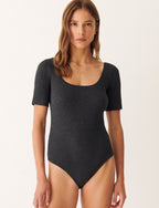 Body ESSENTIEL RIB - Gris chiné foncé - 1