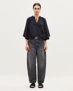Blouse en voile de coton - K080 VULCAN GRAY - 2