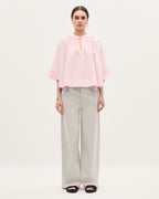 Blouse en voile de coton - K100 BLOOM PINK - 2