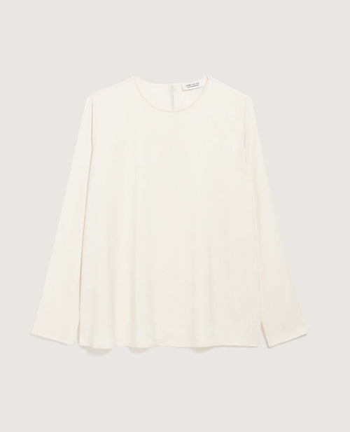 Blouse satinée - K300 ECRU BEIGE - 2