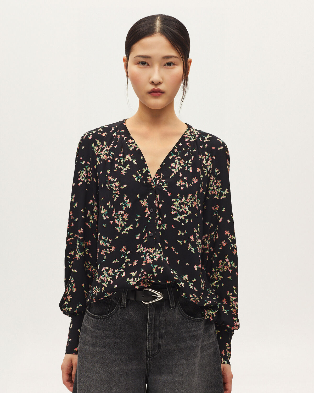 Blouse fluide - K110 SEMIS PINK - 1