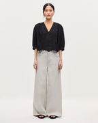 Blouse brodée en coton - H091 BLACK BEAUTY - 2