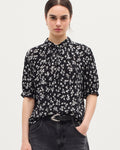 Blouse fluide manches courtes - K094 DAISY BLACK - 1