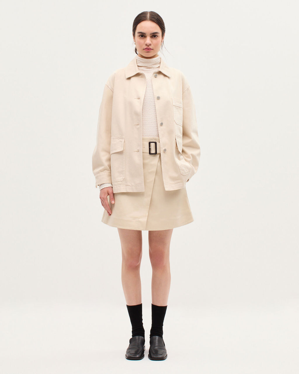 Veste workwear en coton - H305 ECRU - 1