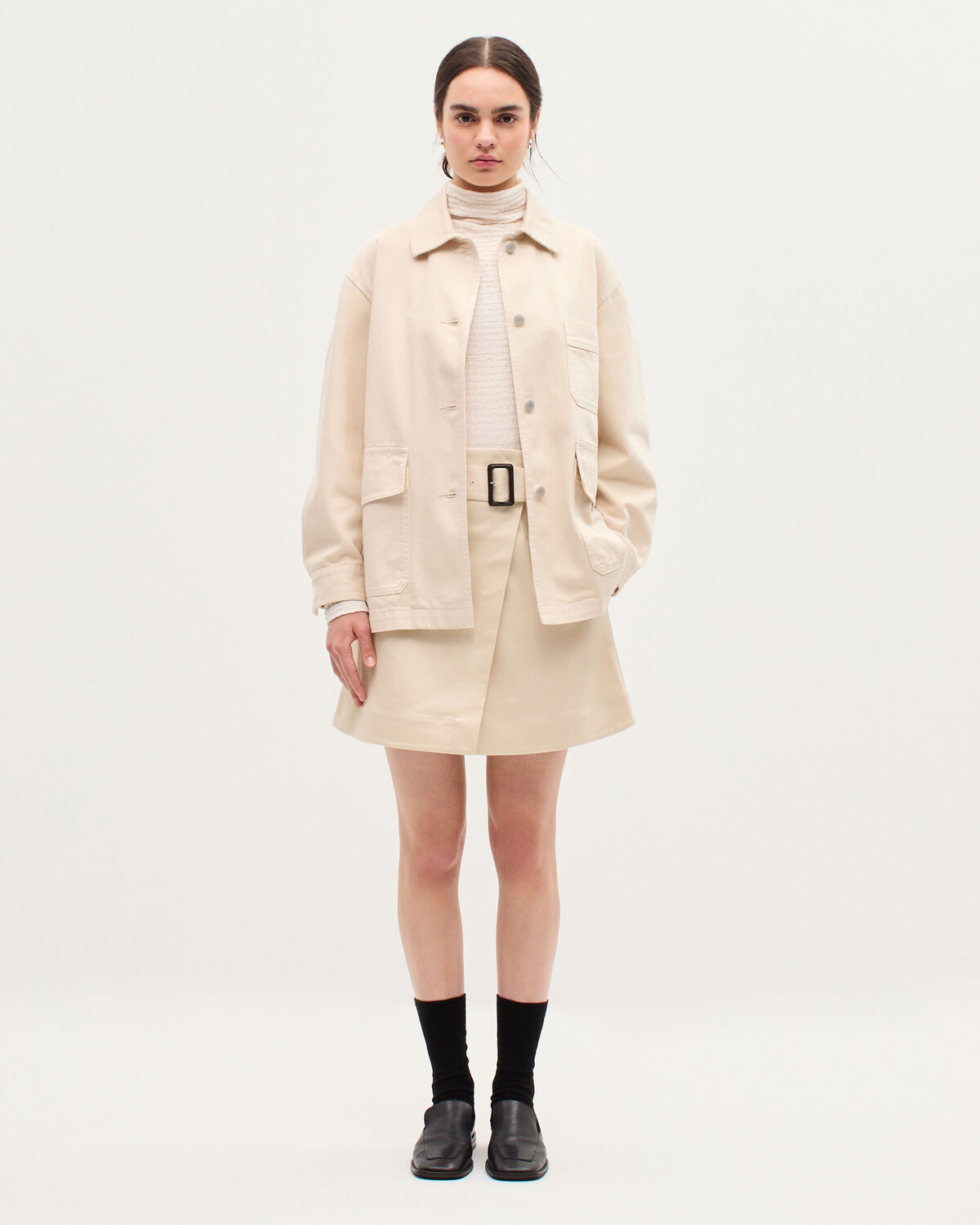 Veste workwear en coton - H305 ECRU - 1