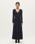 Robe longue en laine mérinos - H695 NIGHT SKY - 1