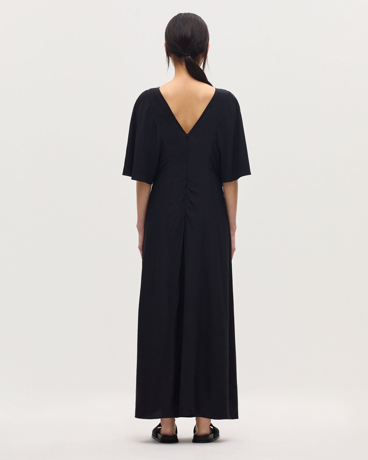 Robe longue fluide - H091 BLACK BEAUTY - 1