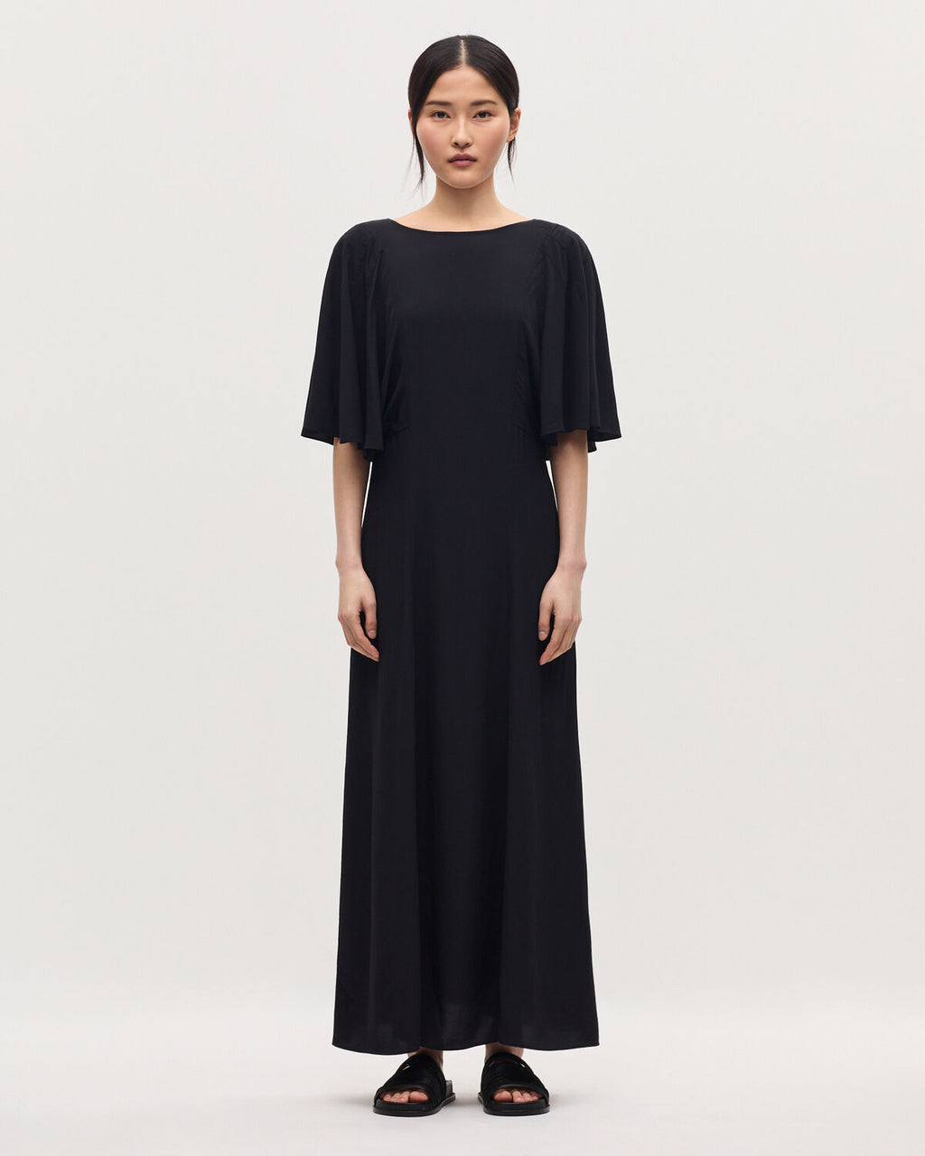 Robe longue fluide - H091 BLACK BEAUTY - 2