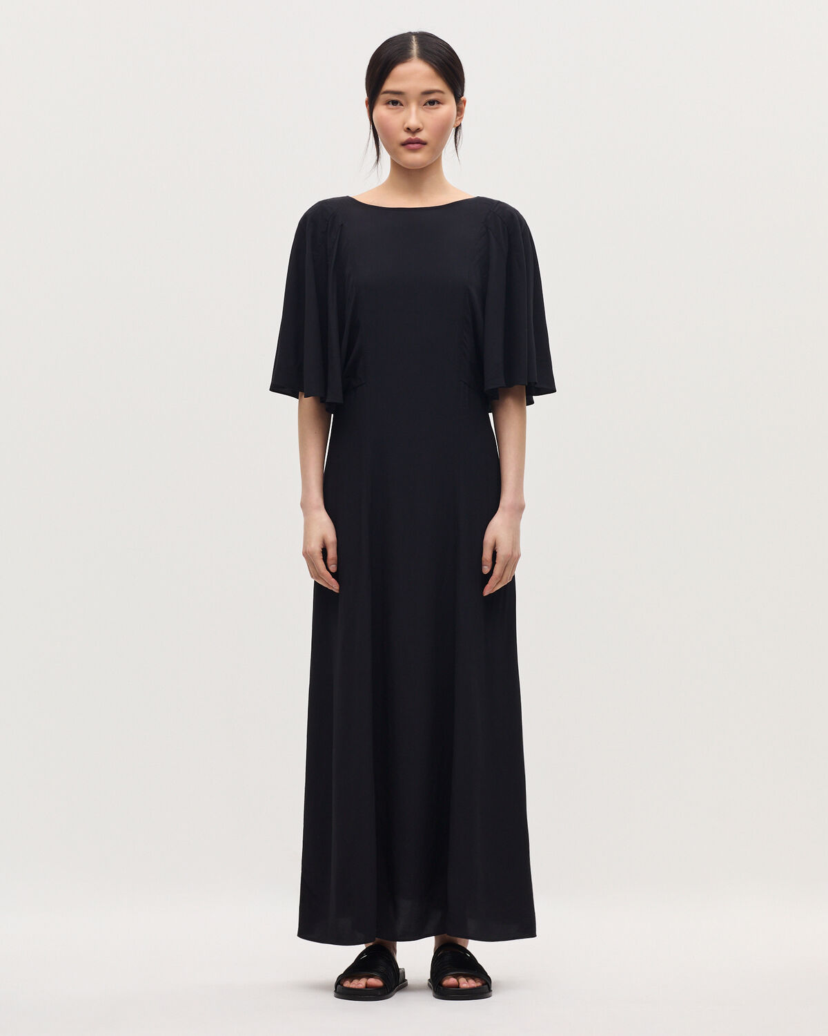 Robe longue fluide - H091 BLACK BEAUTY - 2