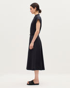 Robe midi en voile de coton - K080 VULCAN GRAY - 2