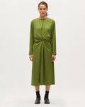 Robe midi satinée - K540 PESTO - 1