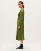 Robe midi satinée - K540 PESTO - 2