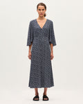 Robe longue fluide - K621 LEO BLUE - 1