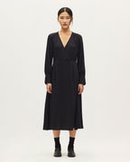 Robe longue portefeuille - H091 BLACK BEAUTY - 1
