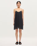Robe courte en mousseline  - K080 VULCAN GRAY - 1