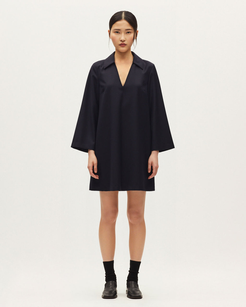 Robe trapèze courte - H695 NIGHT SKY - 1