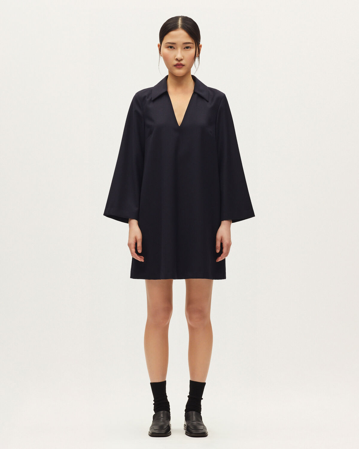 Robe trapèze courte - H695 NIGHT SKY - 1