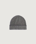 Bonnet en cachemire à revers - K074 GRAY ST NAVY - 1