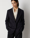 Veste de tailleur en laine - H091 BLACK BEAUTY - 1