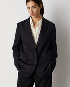Veste de tailleur en laine - H091 BLACK BEAUTY - 1