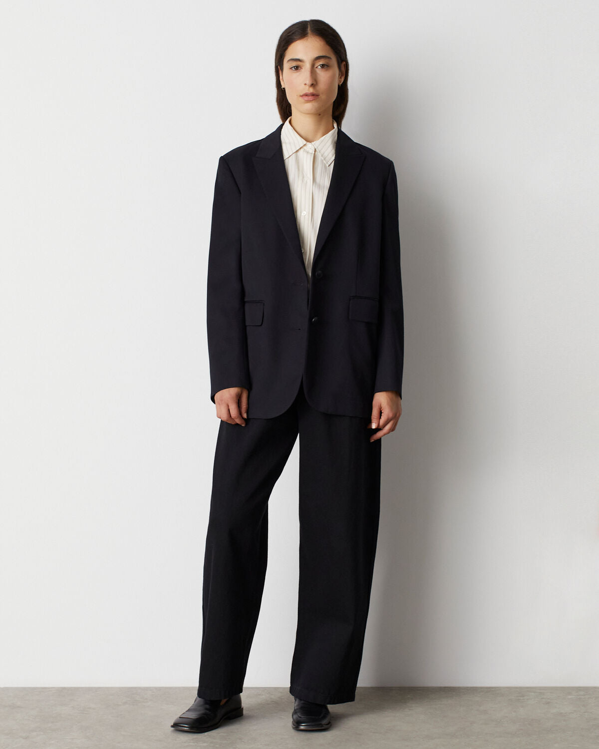 Veste de tailleur en laine - H091 BLACK BEAUTY - 2