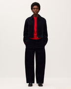 Blouson en velours côtelé - U690 NAVY - 2