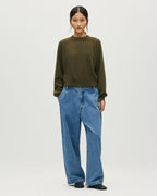 Pull col rond en cachemire - K560 OLIVE ST ECRU - 2