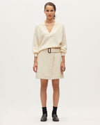 Pull col V en cachemire - K300 ECRU BEIGE - 2