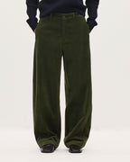 Pantalon barrel en velours côtelé - U550 GREEN - 2