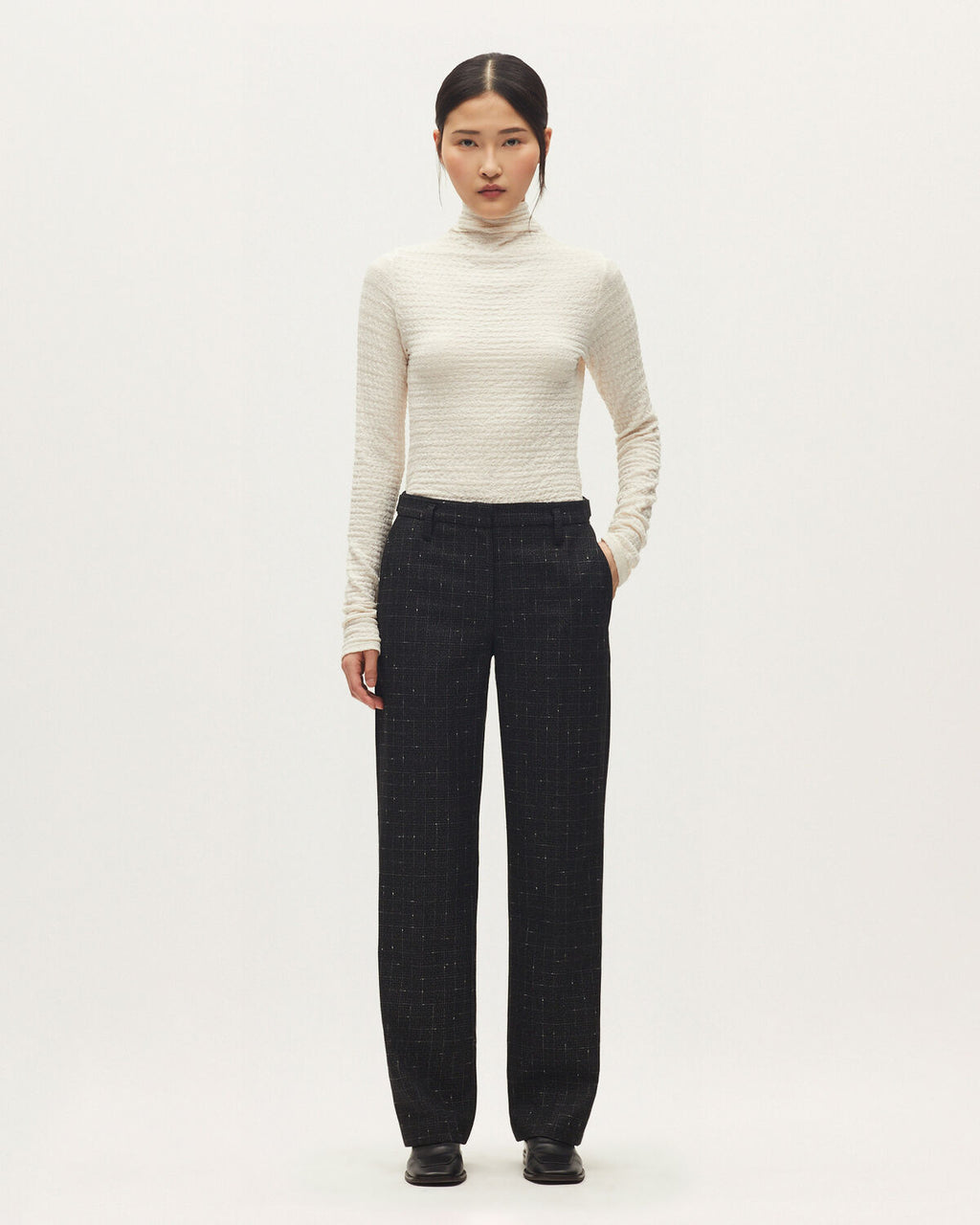 Pantalon droit ajusté - K097 NEPPIE CHECK - 1