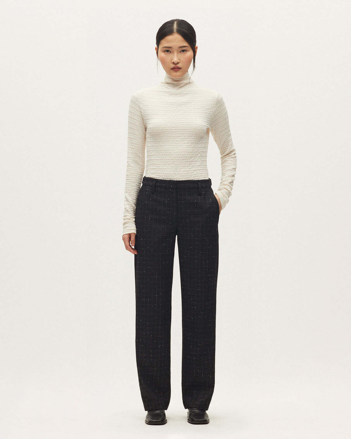 Pantalon droit ajusté - K097 NEPPIE CHECK - 1