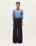 Pantalon large fluide avec une touche de cachemire - H695 NIGHT SKY - 1