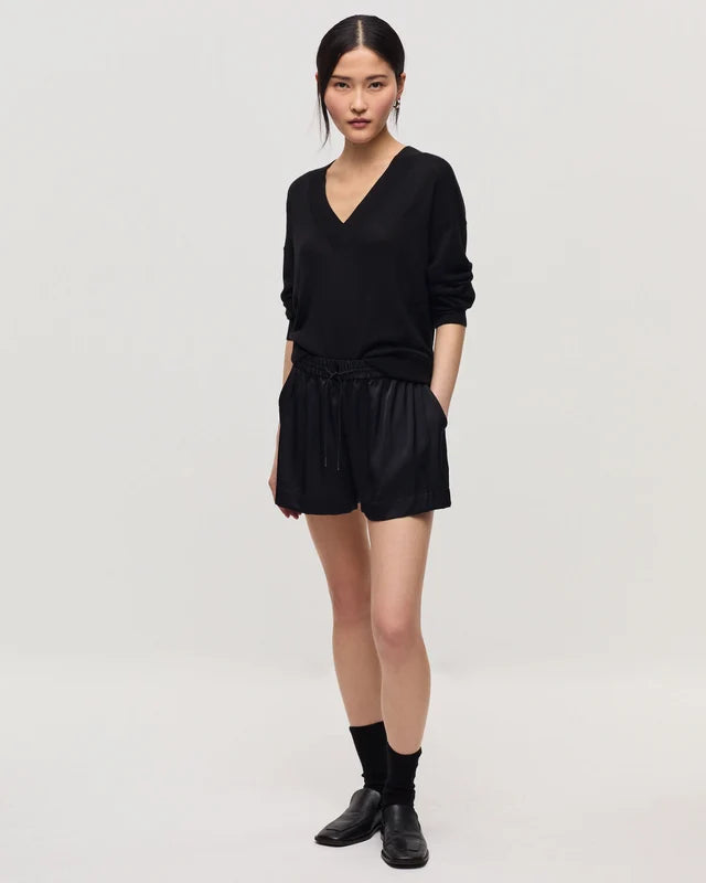 Short en satin