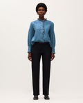 Pantalon droit ajusté - H091 BLACK BEAUTY - 1