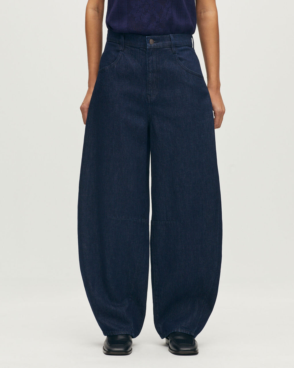 Jean barrel CHARLIE - H680 RINSE - 2
