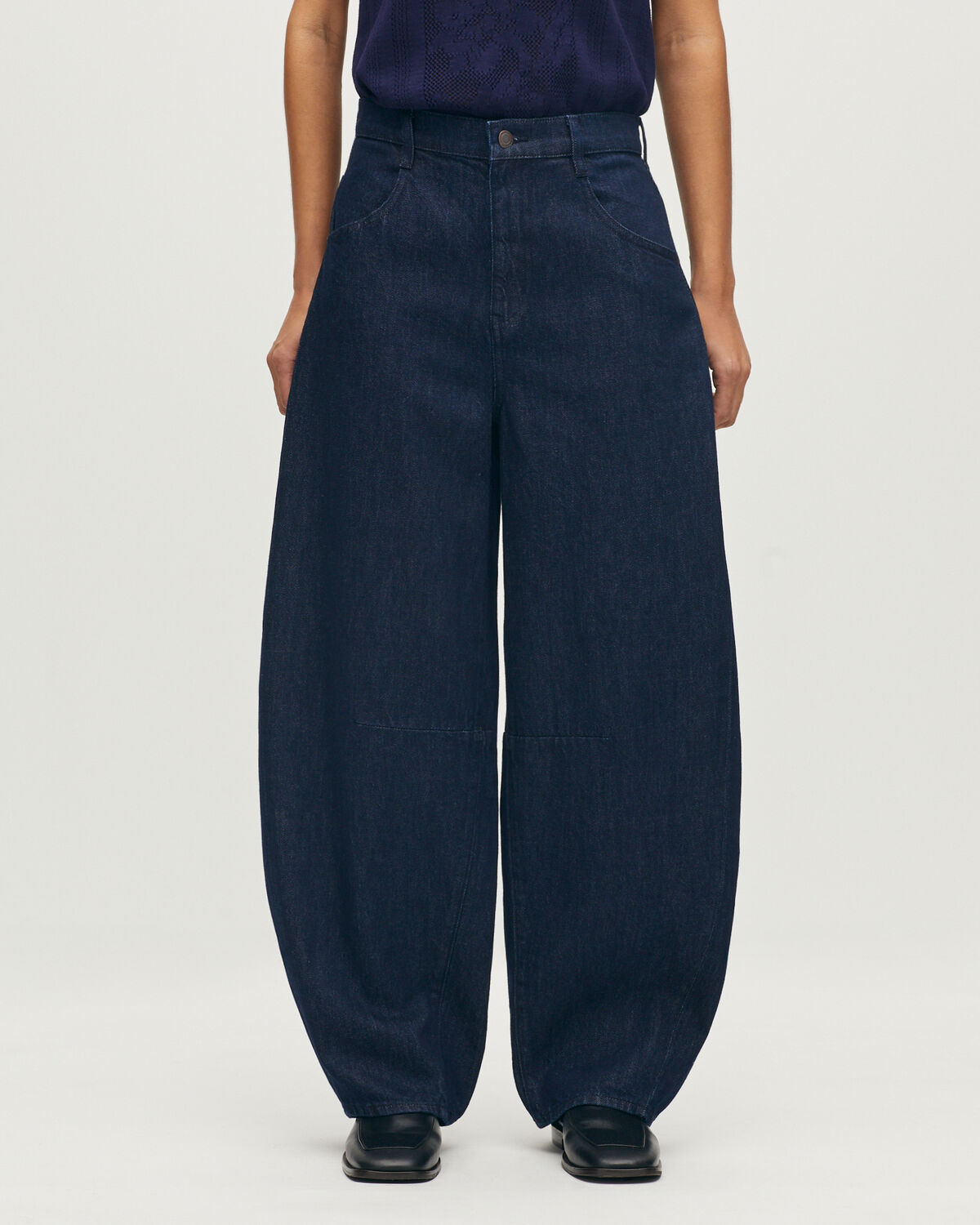 Jean barrel CHARLIE - H680 RINSE - 2