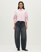 Jean barrel CHARLIE - K081 DARK GRAY - 1