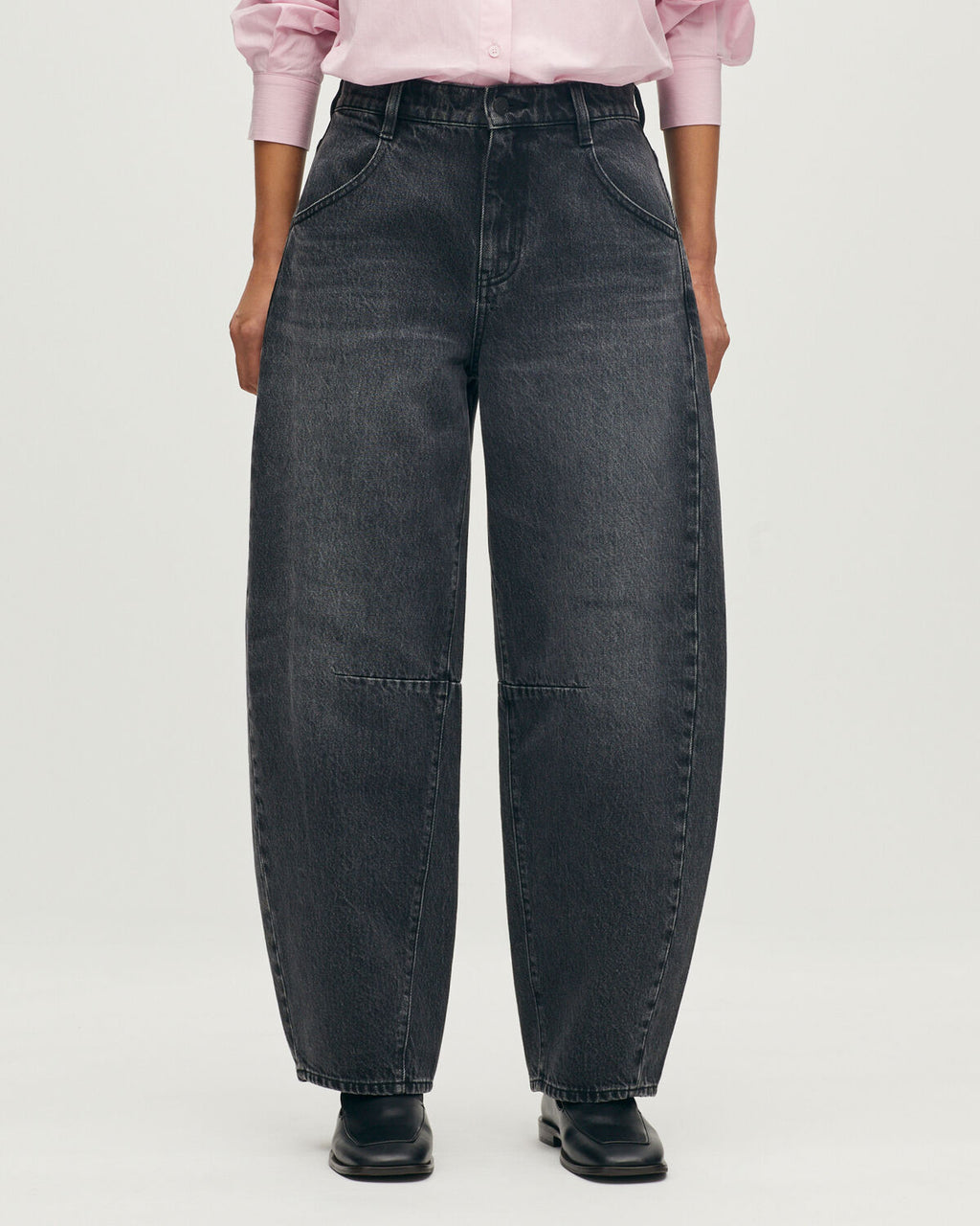 Jean barrel CHARLIE - K081 DARK GRAY - 2