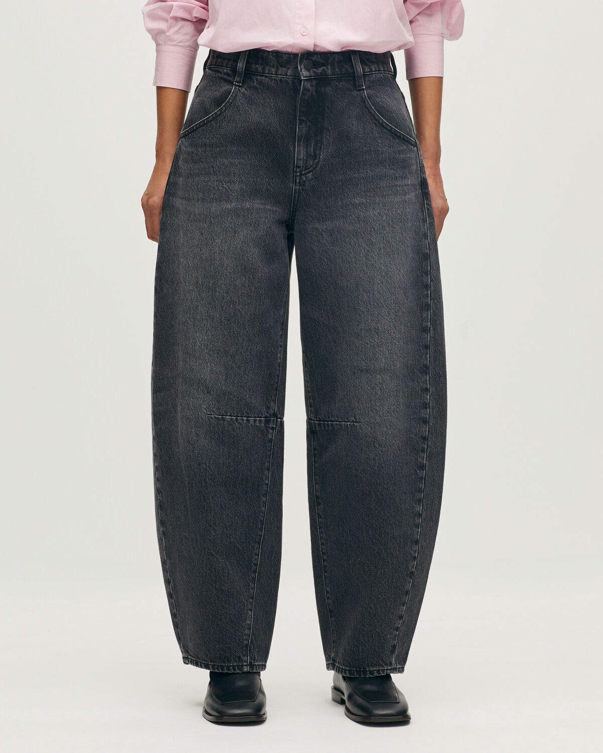Jean barrel CHARLIE - K081 DARK GRAY - 2